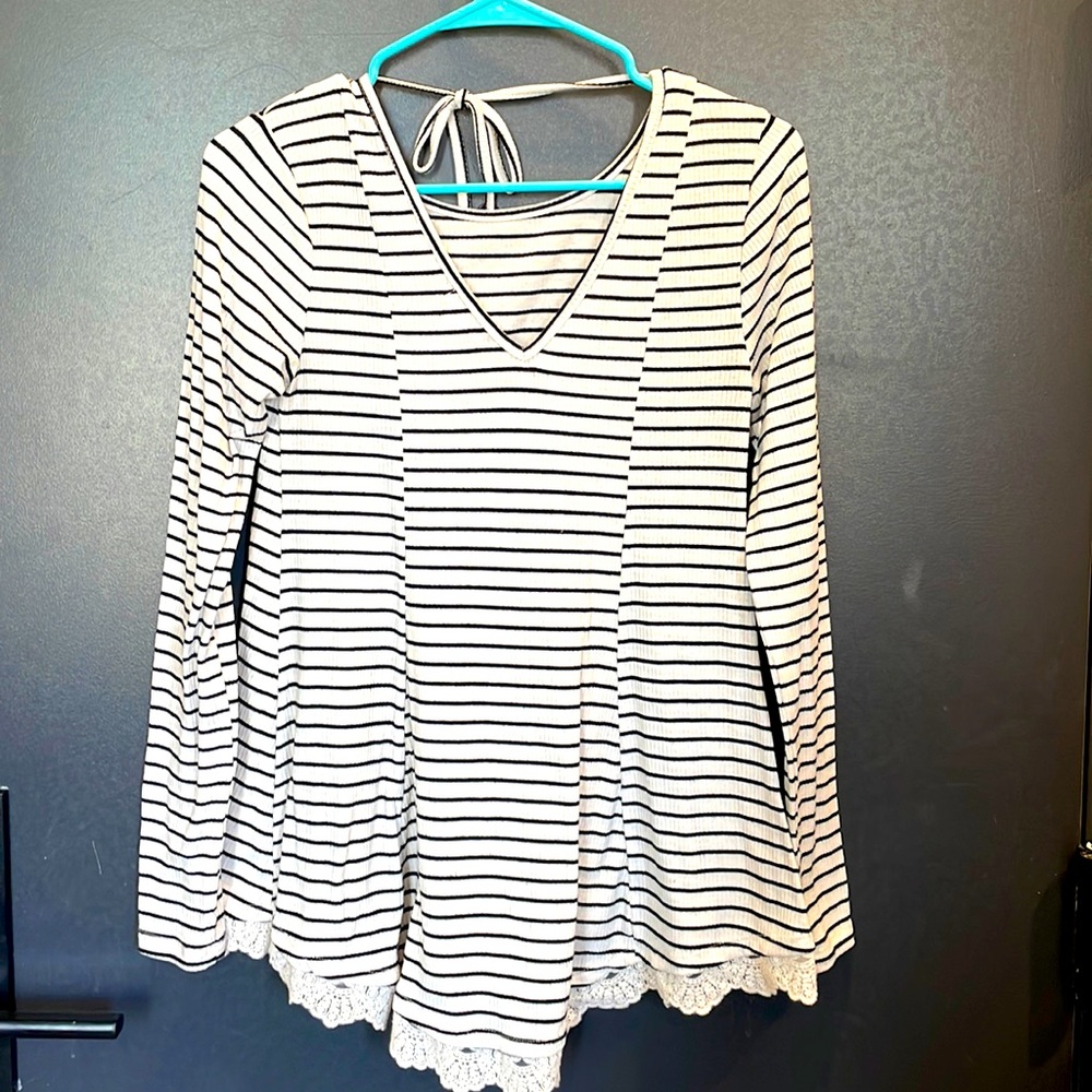 Striped Tunic Top